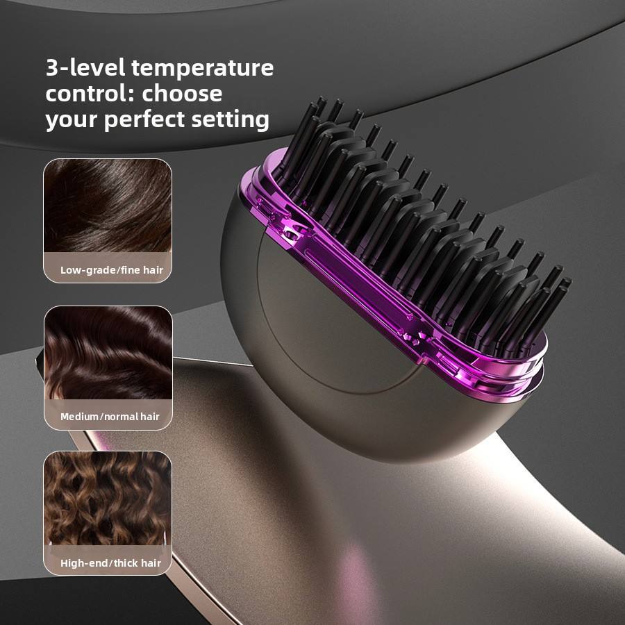 3-level temperature control for fine, normal and thick hair