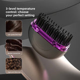 3-level temperature control for fine, normal and thick hair