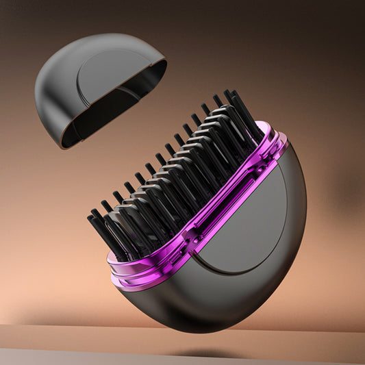 RENAVOX SILK POD cordless straightening brush with protective cover - Black